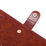 Peňaženkové kožené puzdro Zipper Bag na Honor 70 - Červená
