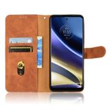 Peňaženkové kožené puzdro JP VERSION na Motorola Moto G52 - Hnedá