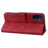 Peňaženkové kožené puzdro MANDALA na Oppo A54 5G - Červená