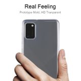 Gumený kryt na Samsung Galaxy A41- Prehľadný