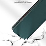 Peňaženkové kožené puzdro Split na Samsung Galaxy Z Fold4 - Čierny karbón