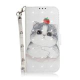 Peňaženkové 3D puzdro na Xiaomi Mi Note 10 - Cute cat
