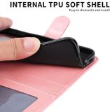 Peňaženkové kožené puzdro SUNFLOWER na Samsung Galaxy A03 – Ružová