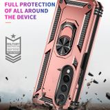 Kryt Magnetic Holder Armor Shockproof na Samsung Galaxy Z Fold4 - Ružová