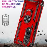 Kryt Magnetic Holder Armor Shockproof na Samsung Galaxy Z Fold4 - Červená