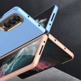 Plastový kryt GKK Electroplating na Samsung Galaxy Z Fold4 - Ružové zlato