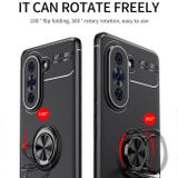 Ring Holder kryt METAL na Huawei Nova 10 – Čierna a červená