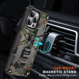 Kryt Magnetic Holder Armor na iPhone 14 Pro Max - Baby Blue