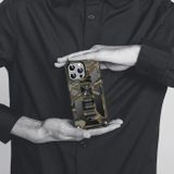 Kryt Magnetic Holder Armor na iPhone 14 Pro Max - Tmavomodrá