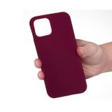 Gumený kryt Solid Color na iPhone 14 Plus – Fialová