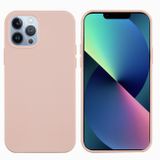 Gumený kryt SILICONE na iPhone 14 Pro - Sand Pink