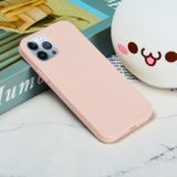 Gumený kryt SILICONE na iPhone 14 Pro - Sand Pink