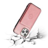 Kožený kryt MAGNETIC na iPhone 14 Pro - Ružovozlatá
