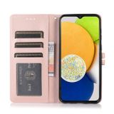 Peňaženkové kožené puzdro CROSS na Samsung Galaxy A03 – Ružová