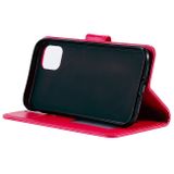 Peňaženkové kožené puzdro TOTEM na iPhone 14 Plus - Červená