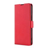 Peňaženkové kožené puzdro ULTRA-THIN na Motorola Moto G82 5G – Červená