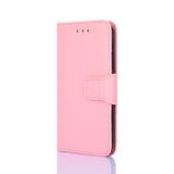 Peňaženkové kožené puzdro Crystal na Motorola Edge 30 - Ružová