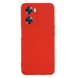 Gumený kryt Pure Color na Oppo A57 / A57s - Červená