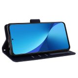 Peňaženkové kožené puzdro MULTIFUNCTIONAL na Xiaomi 12 Lite – Námornícka modrá