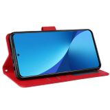 Peňaženkové kožené puzdro MULTIFUNCTIONAL na Xiaomi 12 Lite – Červená