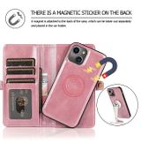 Multifunkčné peňaženkové puzdro STRONG na váš iPhone 14 - Ružovozlatá