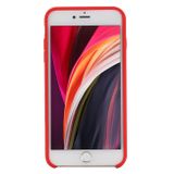 Gumený kryt na iPhone SE (2020) - Červený