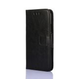 Peňaženkové kožené puzdro CRYSTAL na iPhone 14 Plus - Čierna
