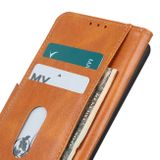 Peňaženkové kožené puzdro MIRREN na Motorola Moto G32 - Hnedá