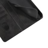 Peňaženkové kožené puzdro Calf na Samsung Galaxy A73 5G - Čierna
