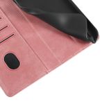 Peňaženkové kožené puzdro Calf na Samsung Galaxy A73 5G - Ružové zlato