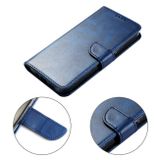 Peňaženkové kožené puzdro na Huawei P50 - Modrá