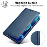Peňaženkové kožené puzdro LC.IMEEKE na iPhone 14 Pro - Modrá