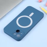 Gumený kryt Liquid Silicone na iPhone 14 Plus – Modrá