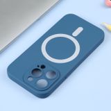 Gumený kryt SILICONE na iPhone 14 Pro Max - Modrá