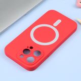 Gumený kryt SILICONE na iPhone 14 Pro Max - Červená