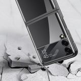 Plastový kryt GKK Electroplating na Samsung Galaxy Z Flip4 - Fialová