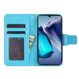 Peňaženkové kožené puzdro CRYSTAL na Motorola Moto G32 - Nebeská modrá