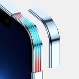 Sklenený kryt MAGNETIC na iPhone 14 Pro - Námornícka modrá