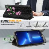 Peňaženkové 3D puzdro LEATHER na Samsung Galaxy A23 5G - Ruža