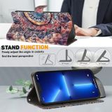 Peňaženkové 3D puzdro LEATHER na Samsung Galaxy A23 5G - Farebná mandala