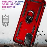 Kryt Magnetic Holder Armor na Moto E32 - Červená