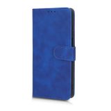 Peňaženkové kožené puzdro SKIN FEEL na Motorola Moto G32 - Modrá