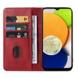 Peňaženkové kožené puzdro MAGNETIC na Samsung Galaxy A03 – Červená