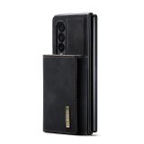 Peňaženkové kožené puzdro DG.MING Multi na Samsung Galaxy Z Fold4 - Čierna