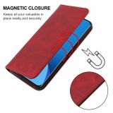 Peňaženkové kožené puzdro MAGNETIC na Xiaomi 12X – Červená
