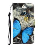 Peňaženkové puzdro na Huawei P40 Pro - Colored Drawing -A Butterfly