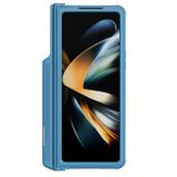 Plastový kryt NILLKIN Mirror na Samsung Galaxy Z Fold4 - Modrá