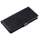 Peňaženkové puzdro na Samsung S20+ Solid Color - čierná