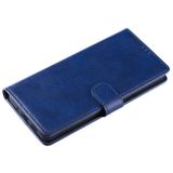 Peňaženkové puzdro na Samsung S20+ Solid Color - modrá