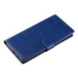 Peňaženkové puzdro na Samsung S20 Ultra - Solid Color -modrá